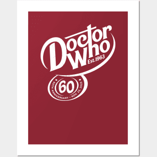 Dr. Pepper cosplaying as Doctor Who - White Posters and Art